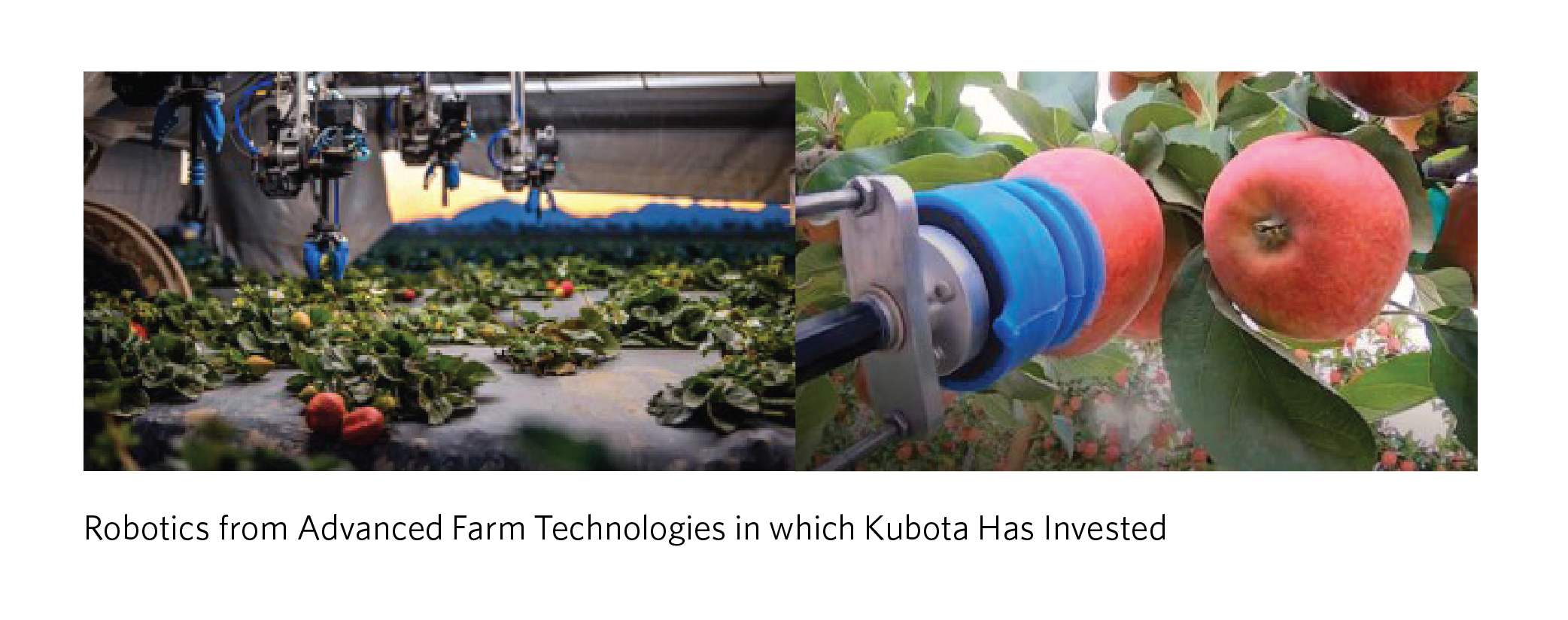 Robotics from Advanced Farm Technologies in which Kubota Has Invested